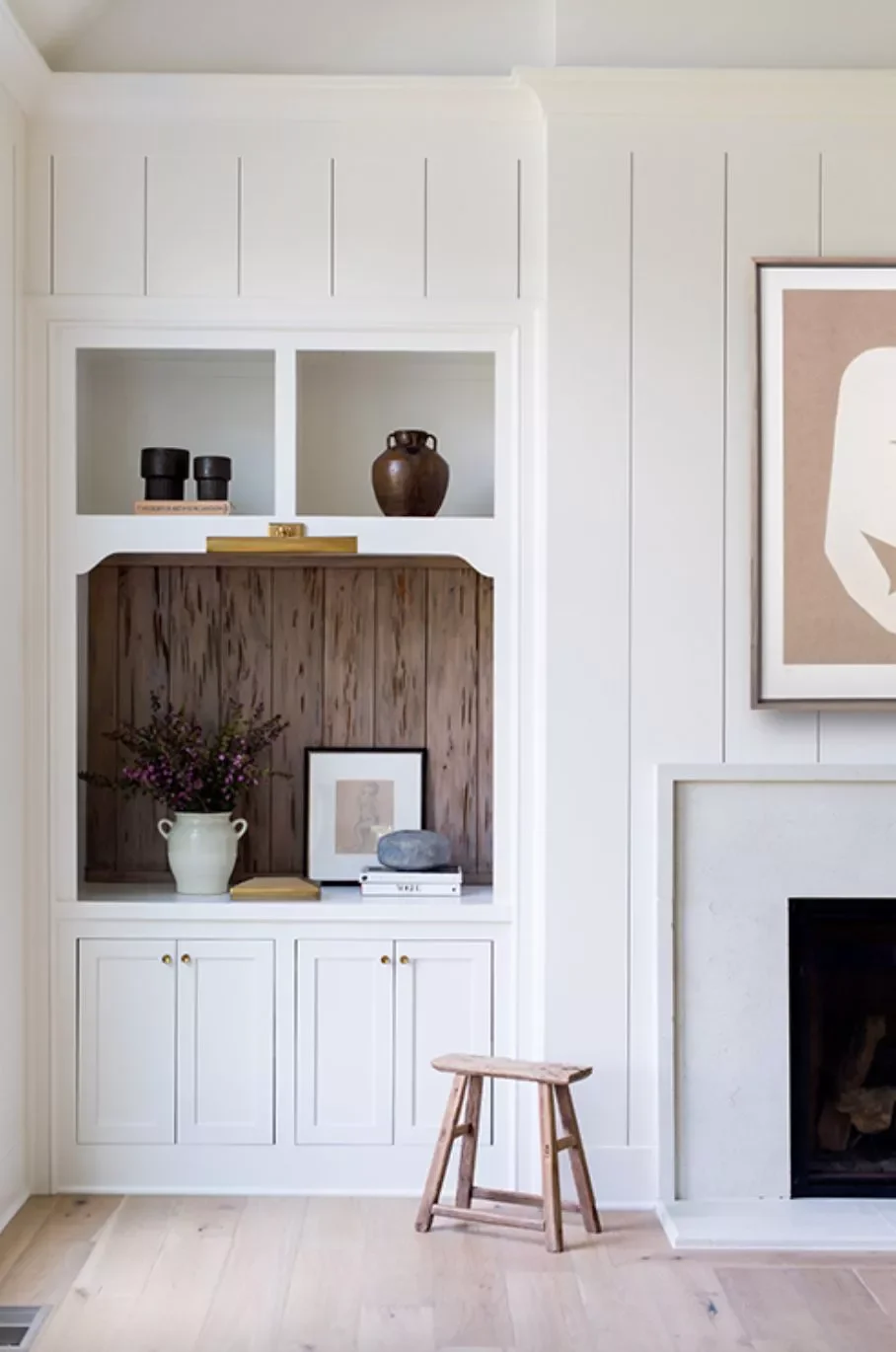 Mixed Wood Built-Ins