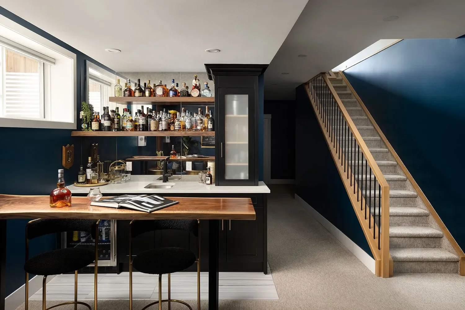 Modern Basement Stairs
