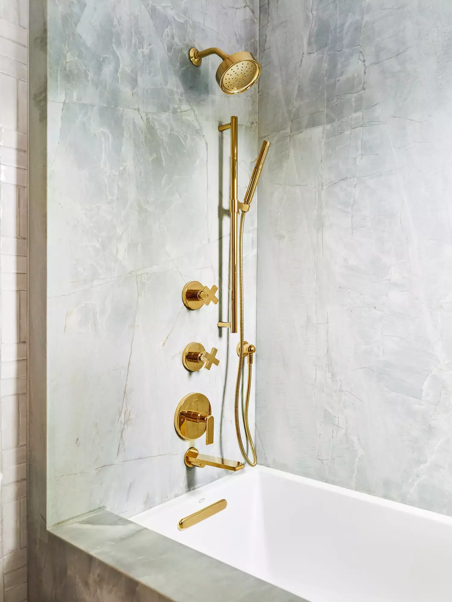Modern Corner Shower