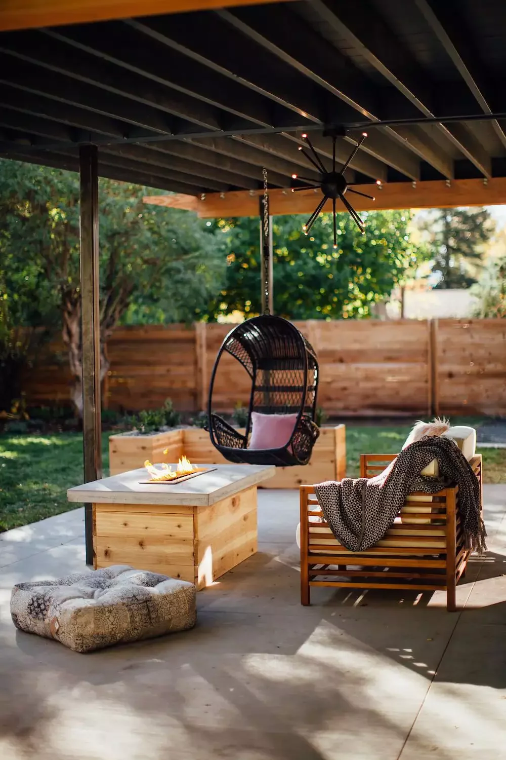 Modern Rustic Covered Porch