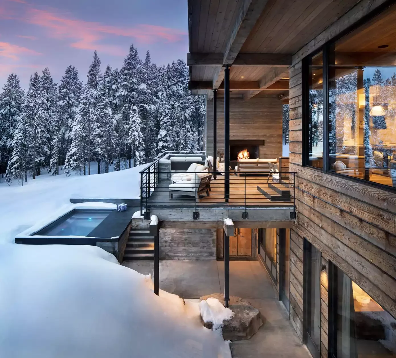 Modern Rustic Deck