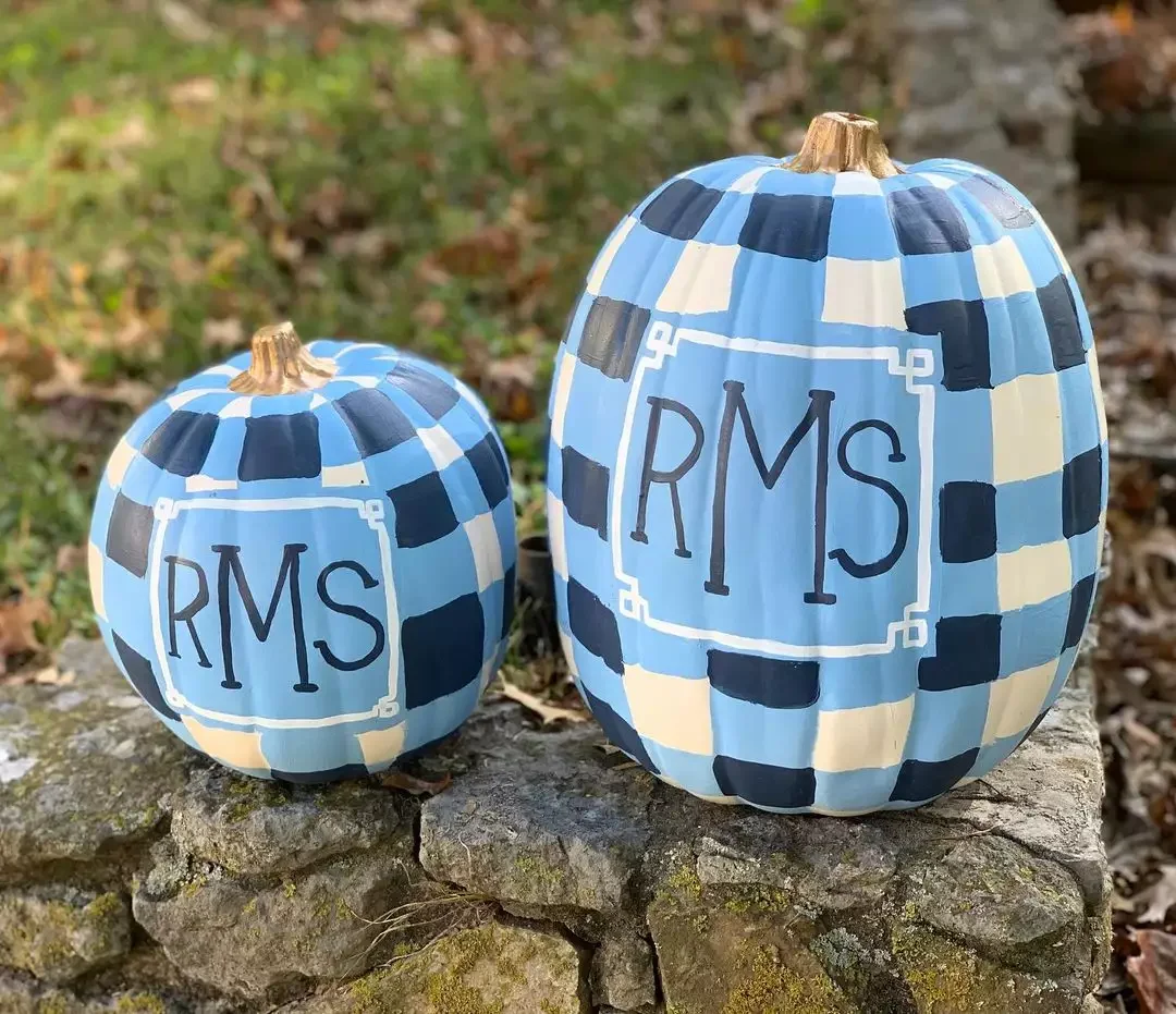 Monogrammed Pumpkins