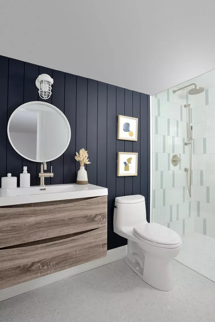 Navy Accent Wall Art