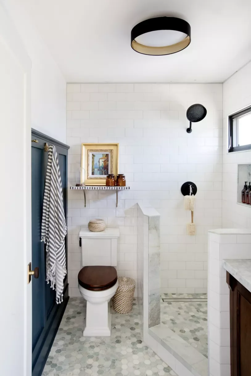 Navy Feature Wall