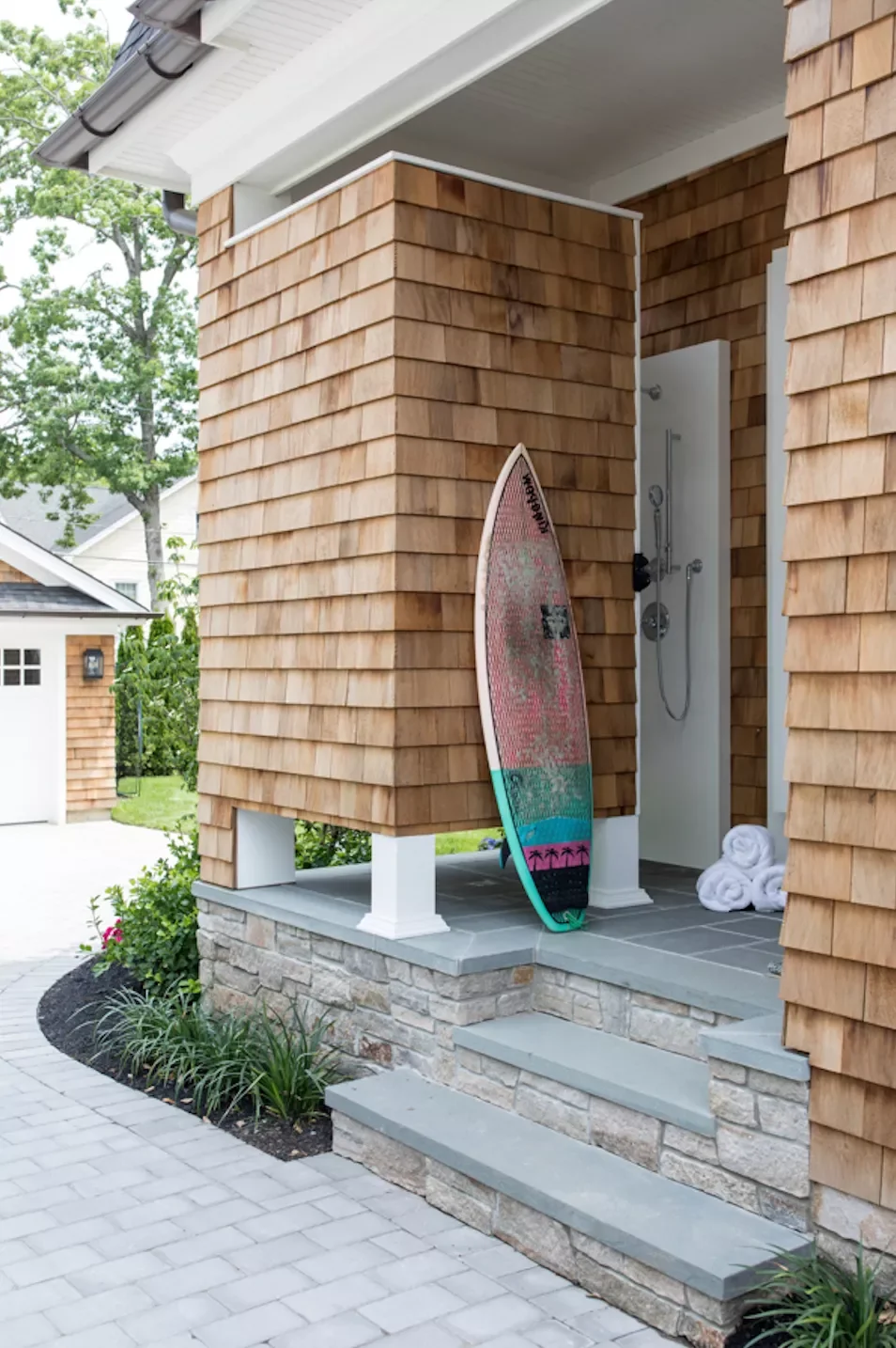 Neutral Outdoor Shower