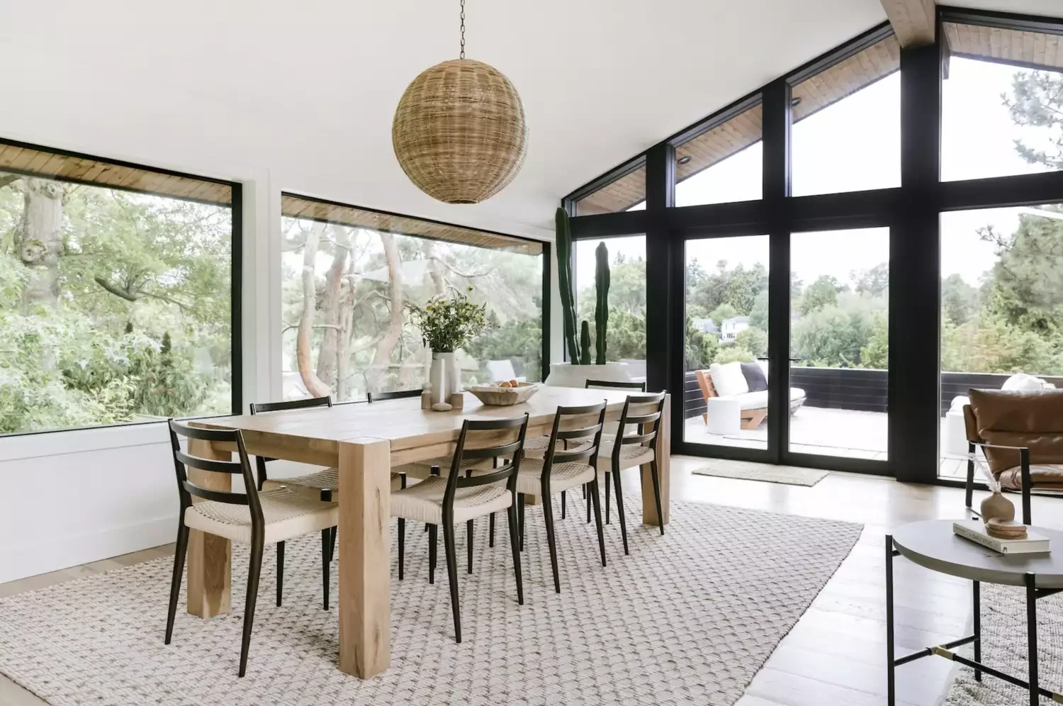 Neutral Sunroom Decor