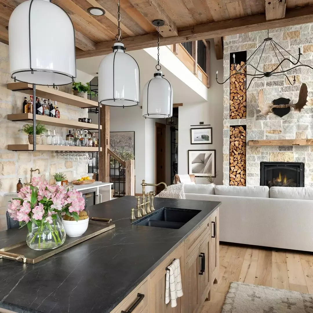 Note the Functional Aspects of a Wooden Ceiling