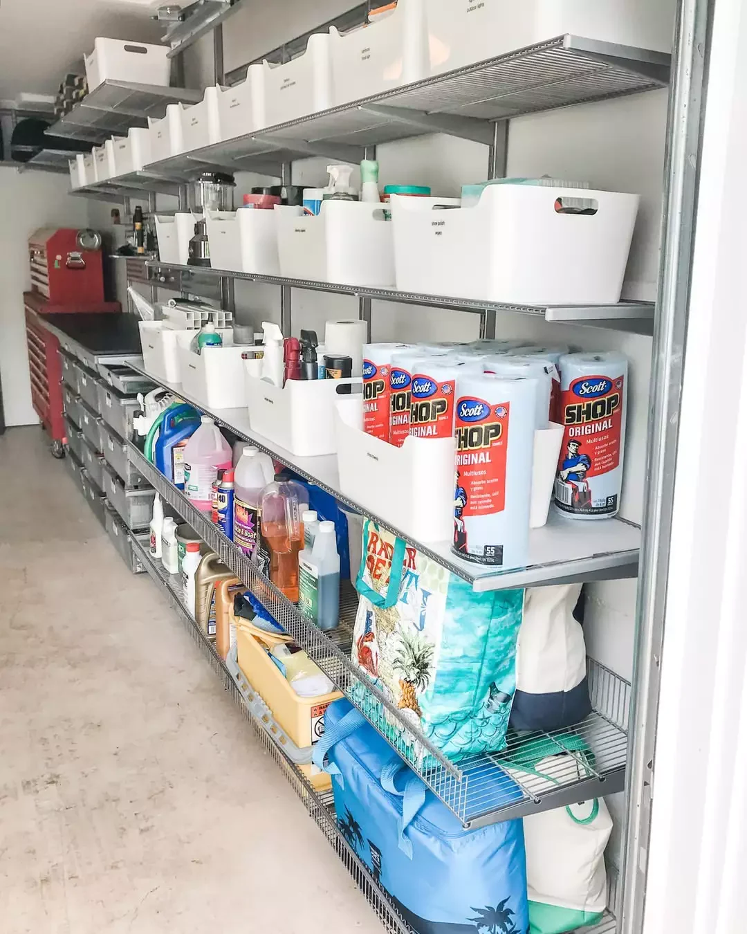 Open-Top Storage Bins