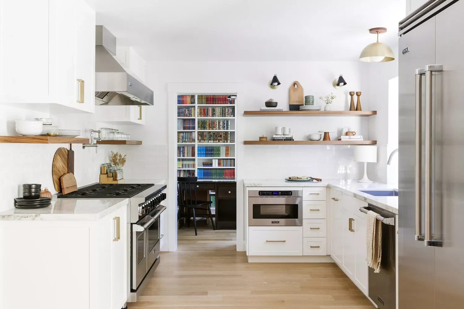 Open Wood Shelving