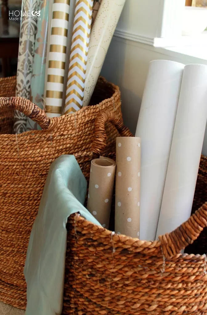 Opt for Wicker Baskets