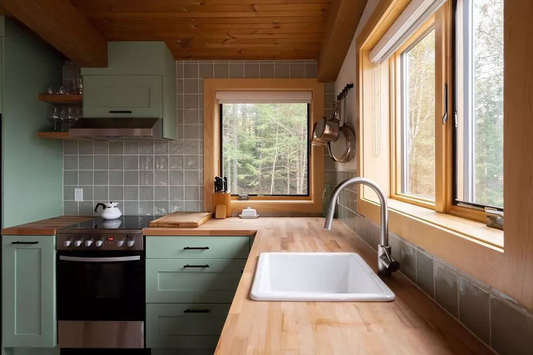 Or Go Low and Create a Cabin-Chic Feel