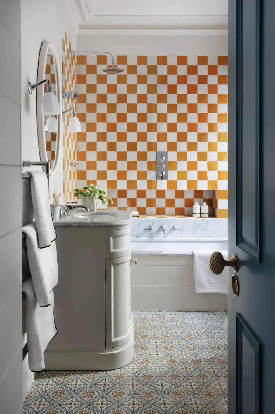 Orange and Blue