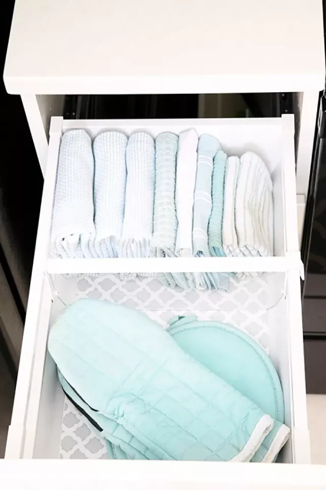 Organize Dish Towels