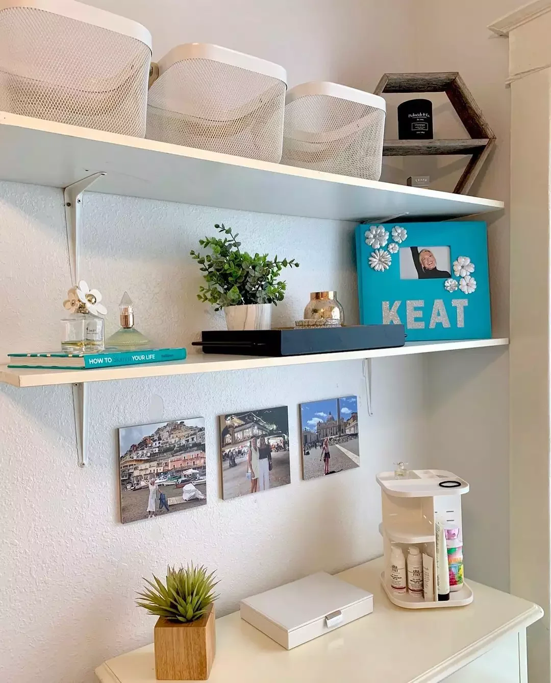 Organize With Mesh Bins