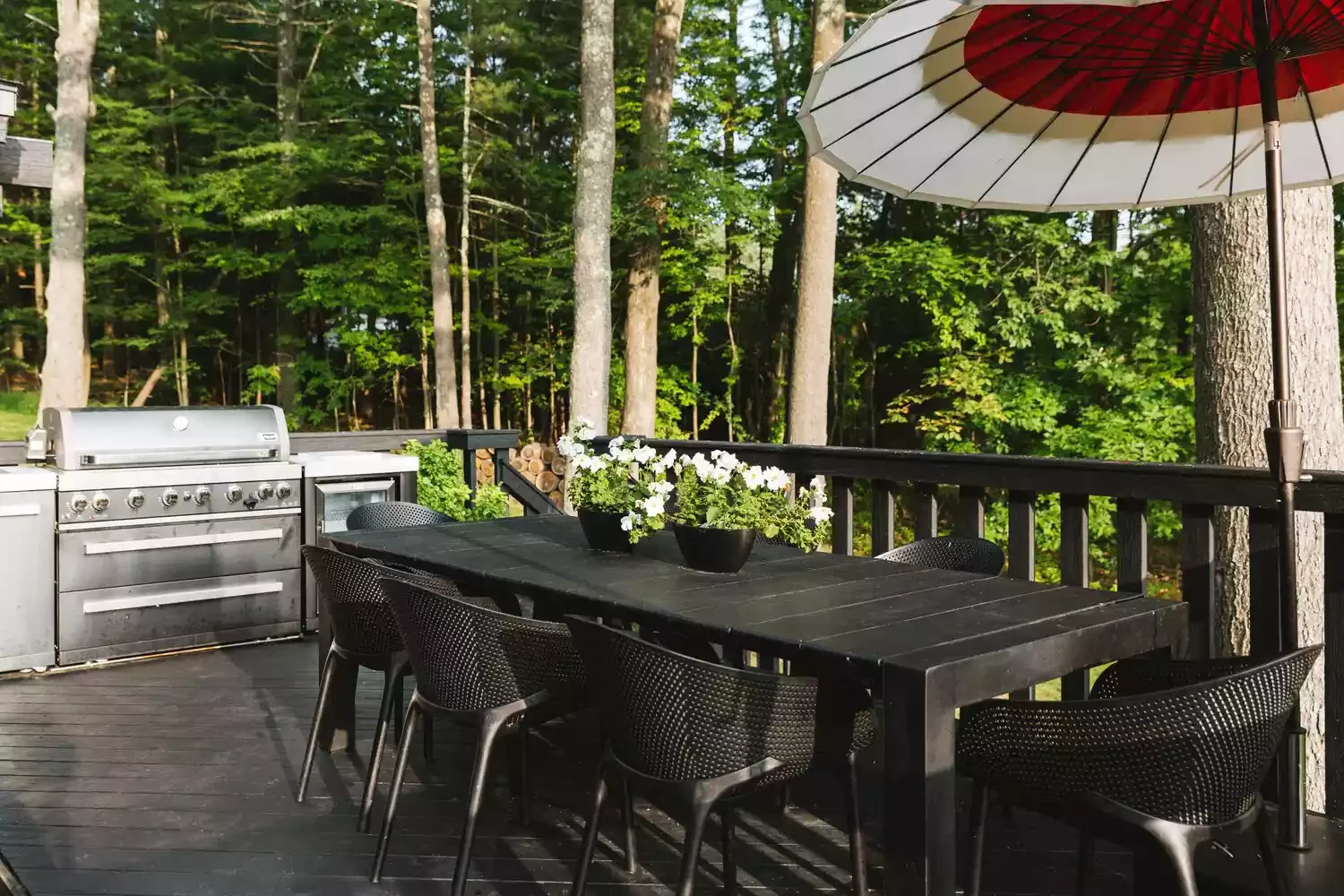 Outdoor Deck Kitchen