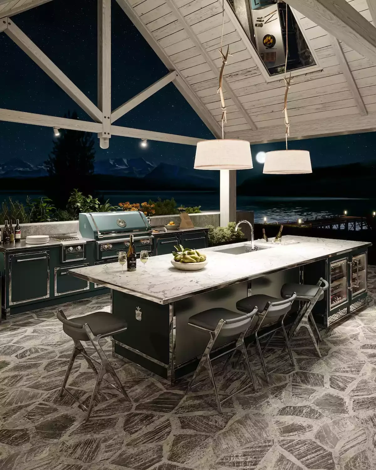 Outdoor Kitchen Pendants