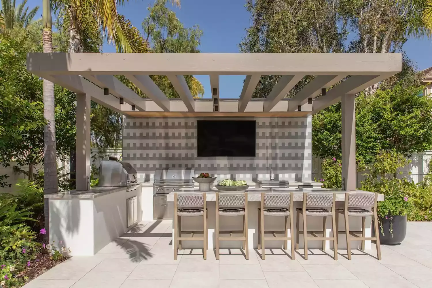 Outdoor Kitchen Pergola