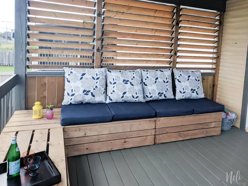 Outdoor Modular Bench With Storage