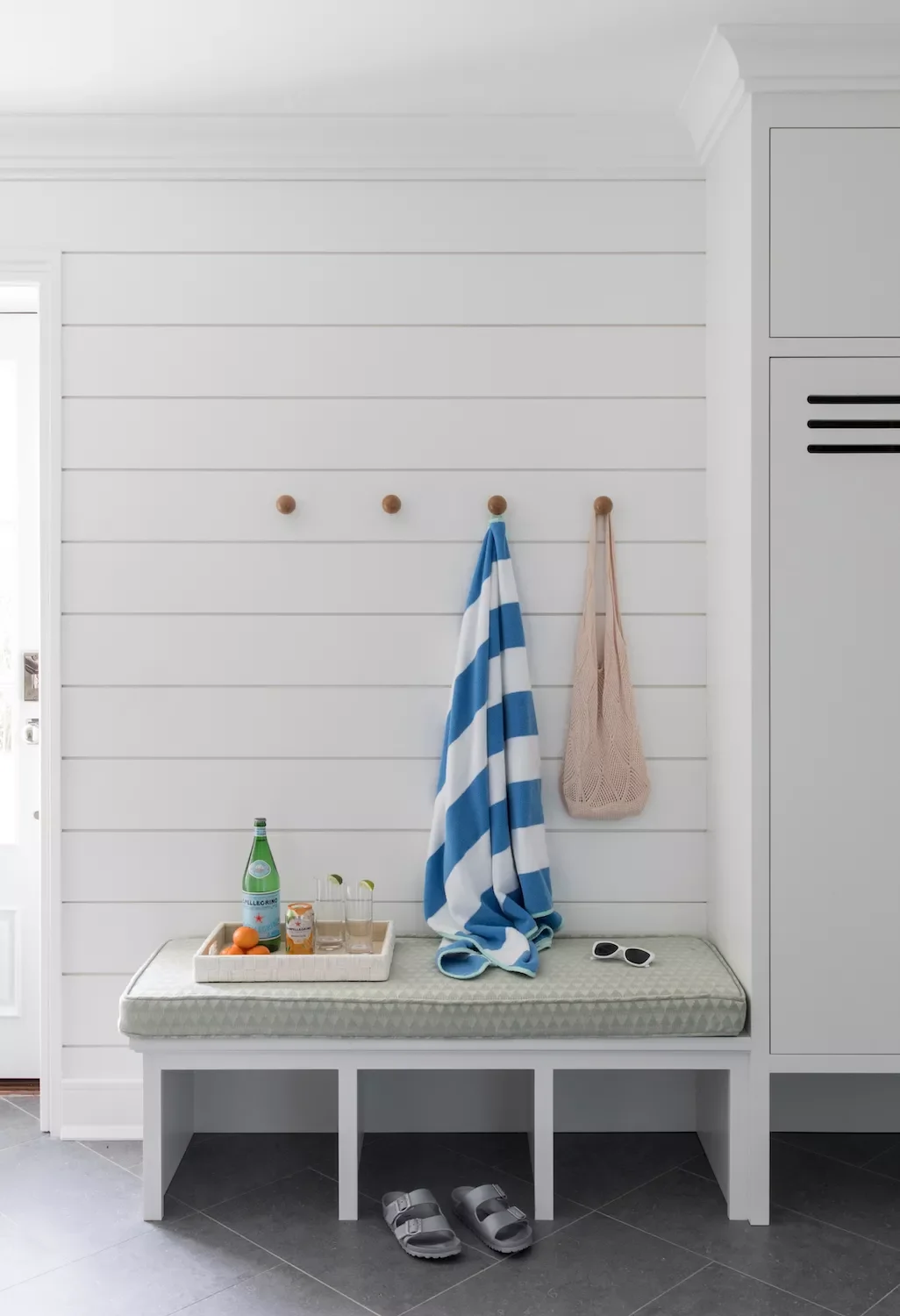 Outdoor Shower Locker Room