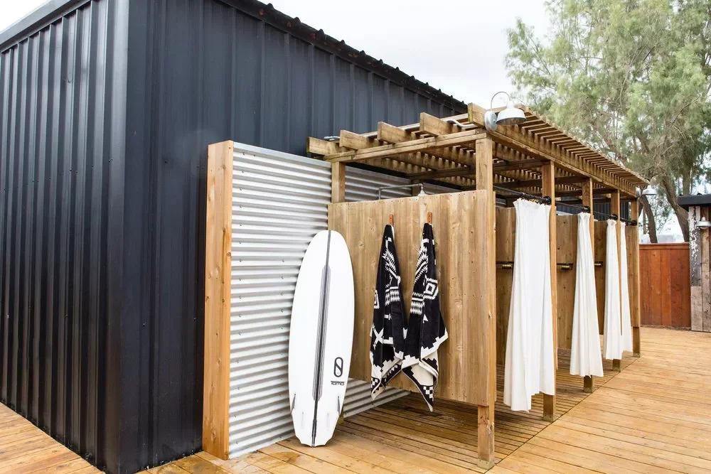 Outdoor Shower With Pergola