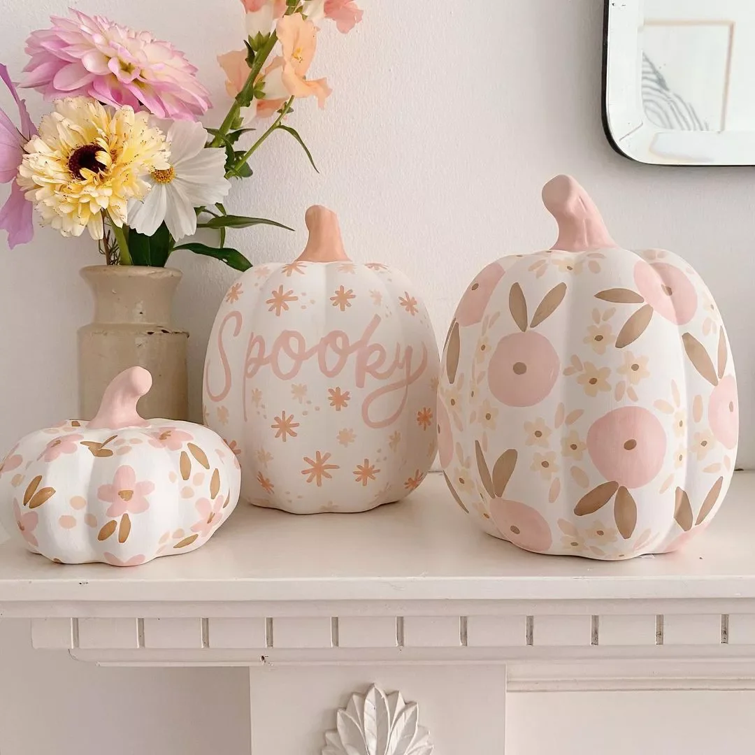 Paint Faux Pumpkins