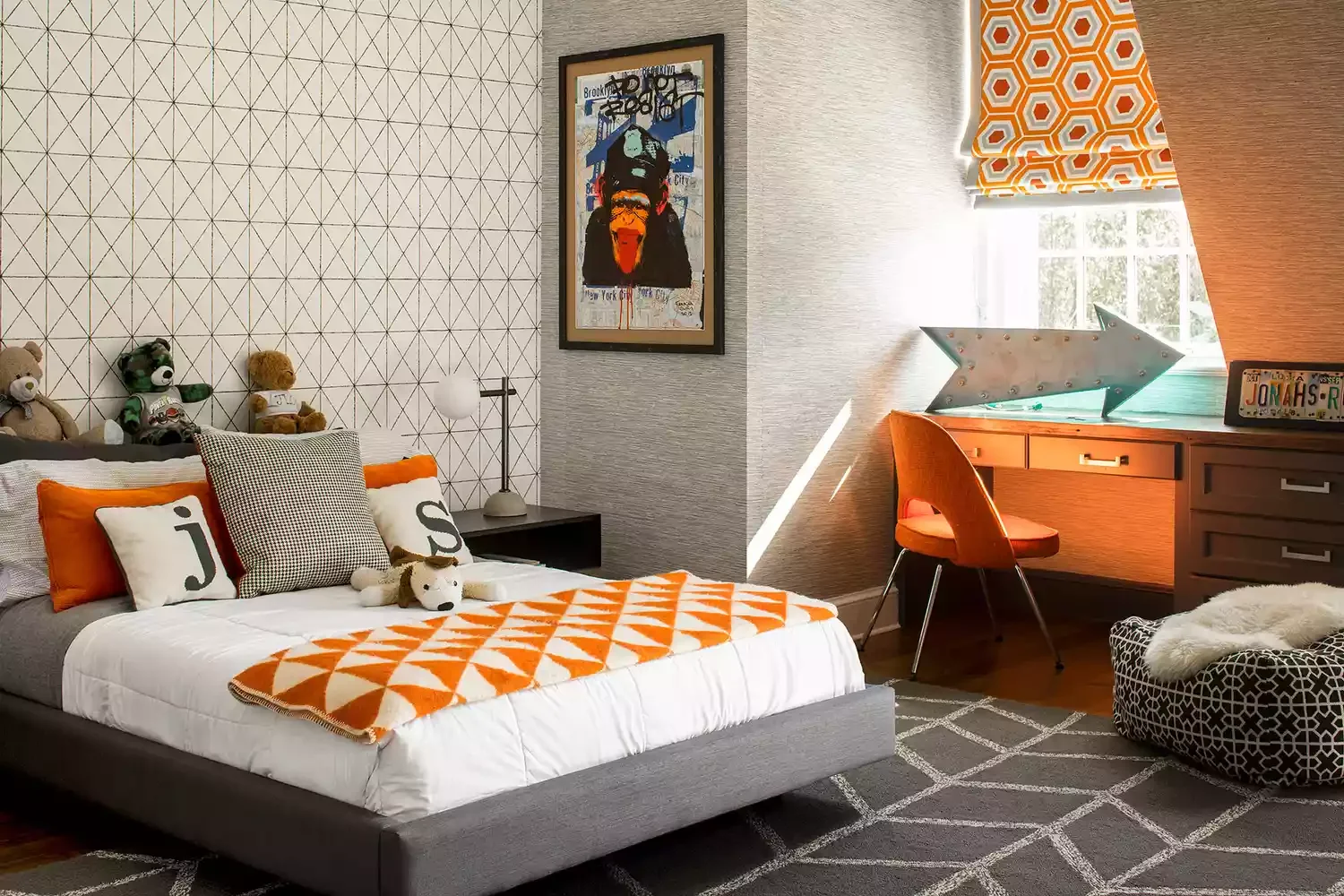 Pair Orange and Gray