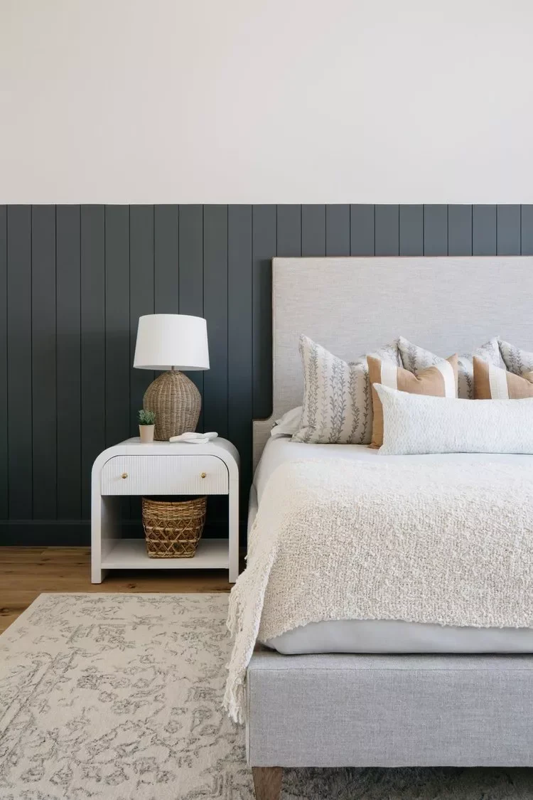 Paneled Small Bedroom