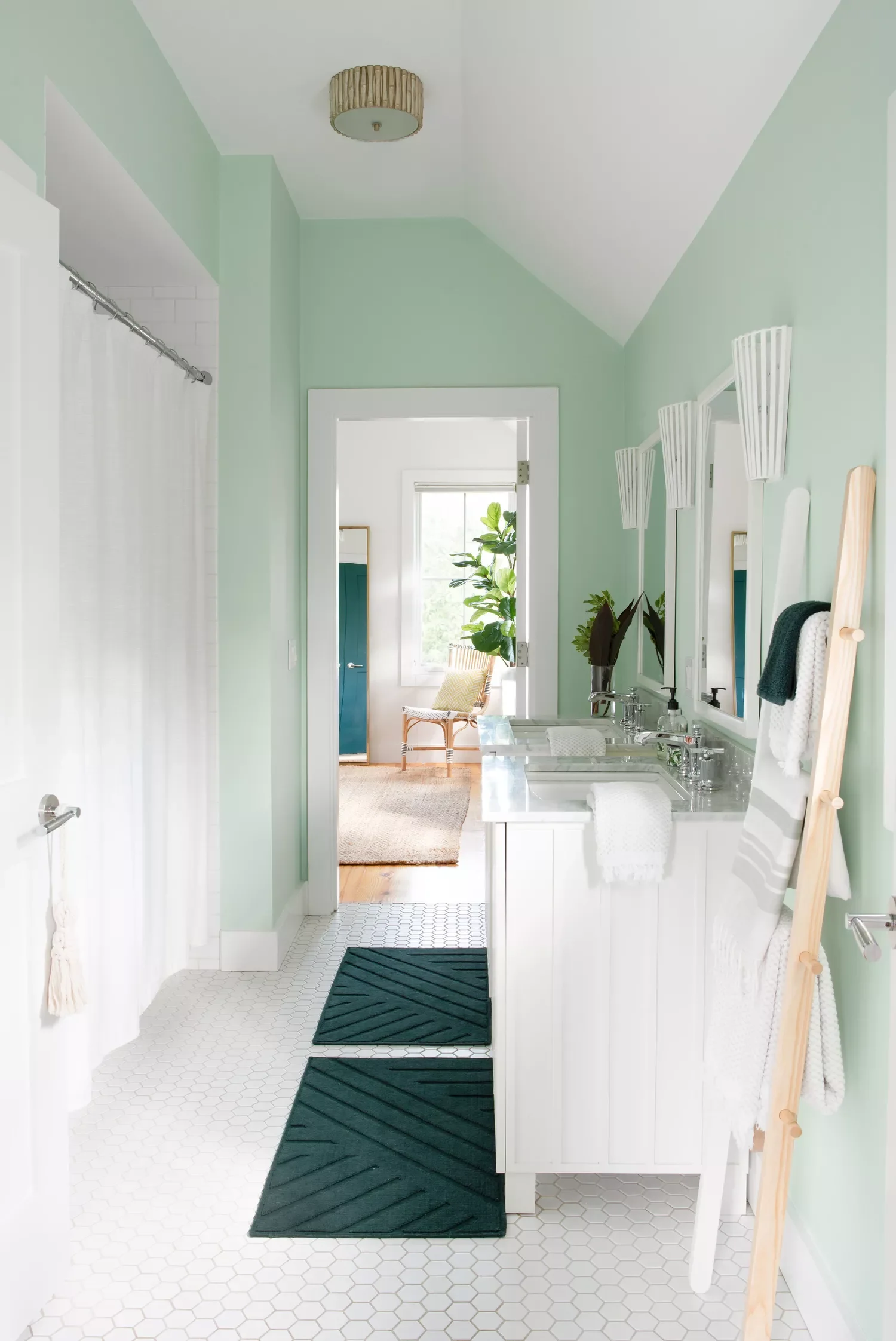 Pass-Through Bathroom