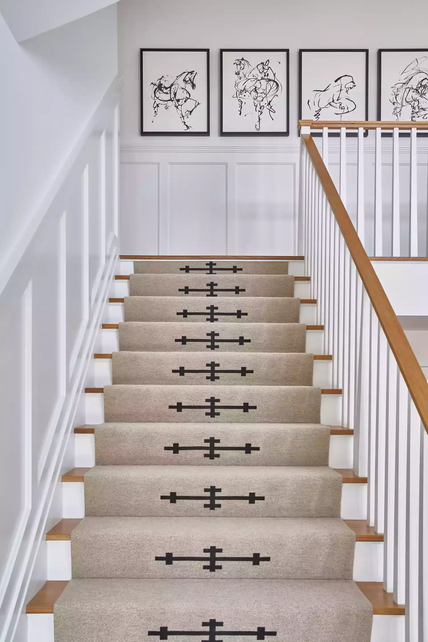 Patterned Stair Runner