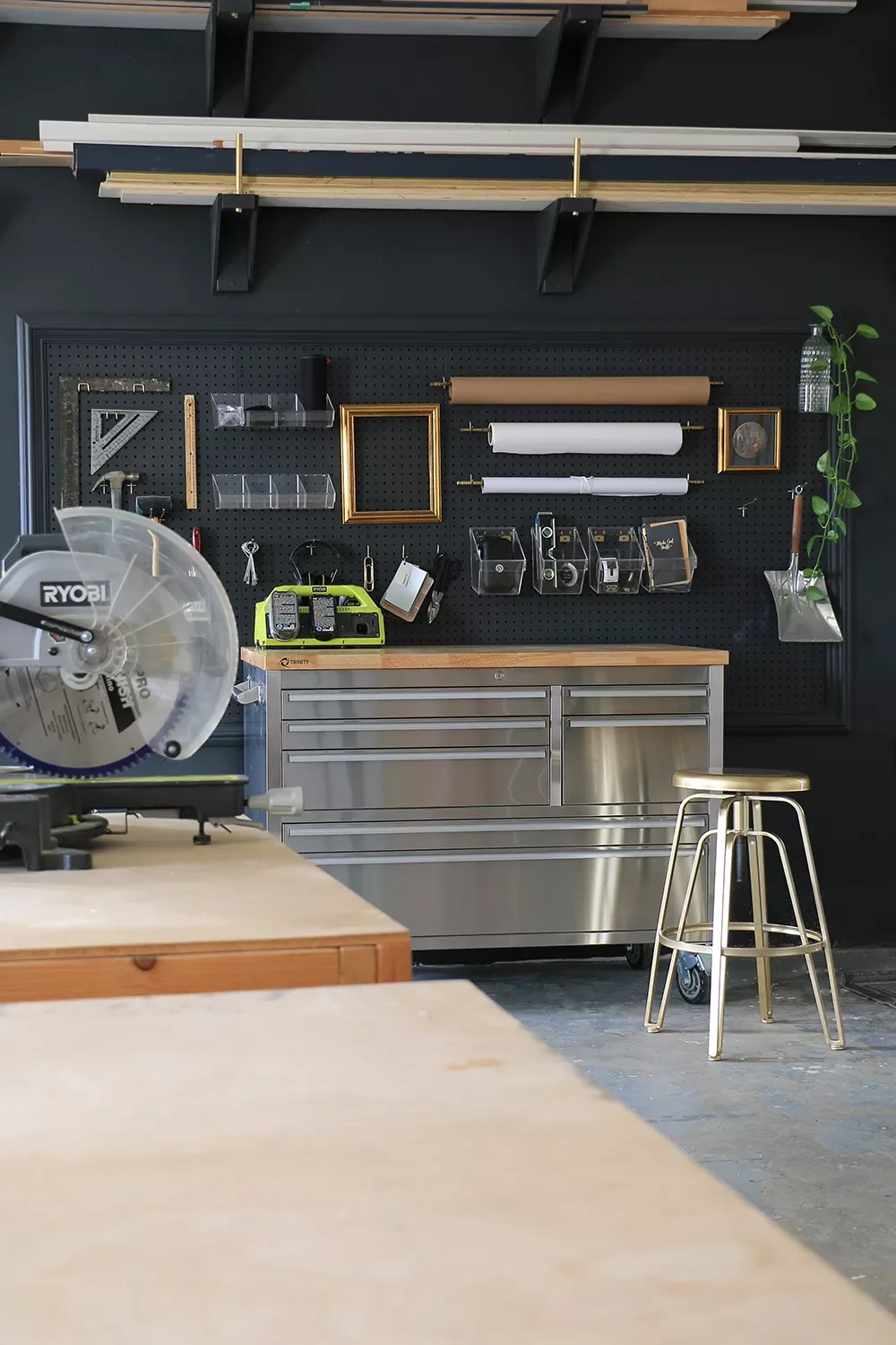 Pegboard Wall