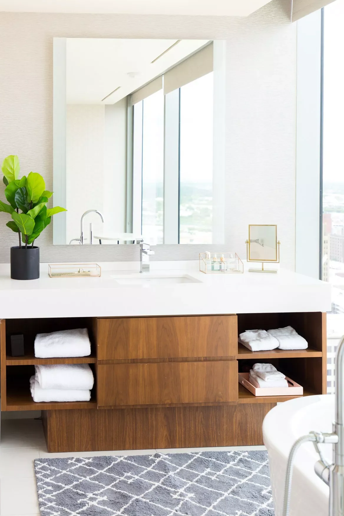 Pick a Vanity With Open Shelving
