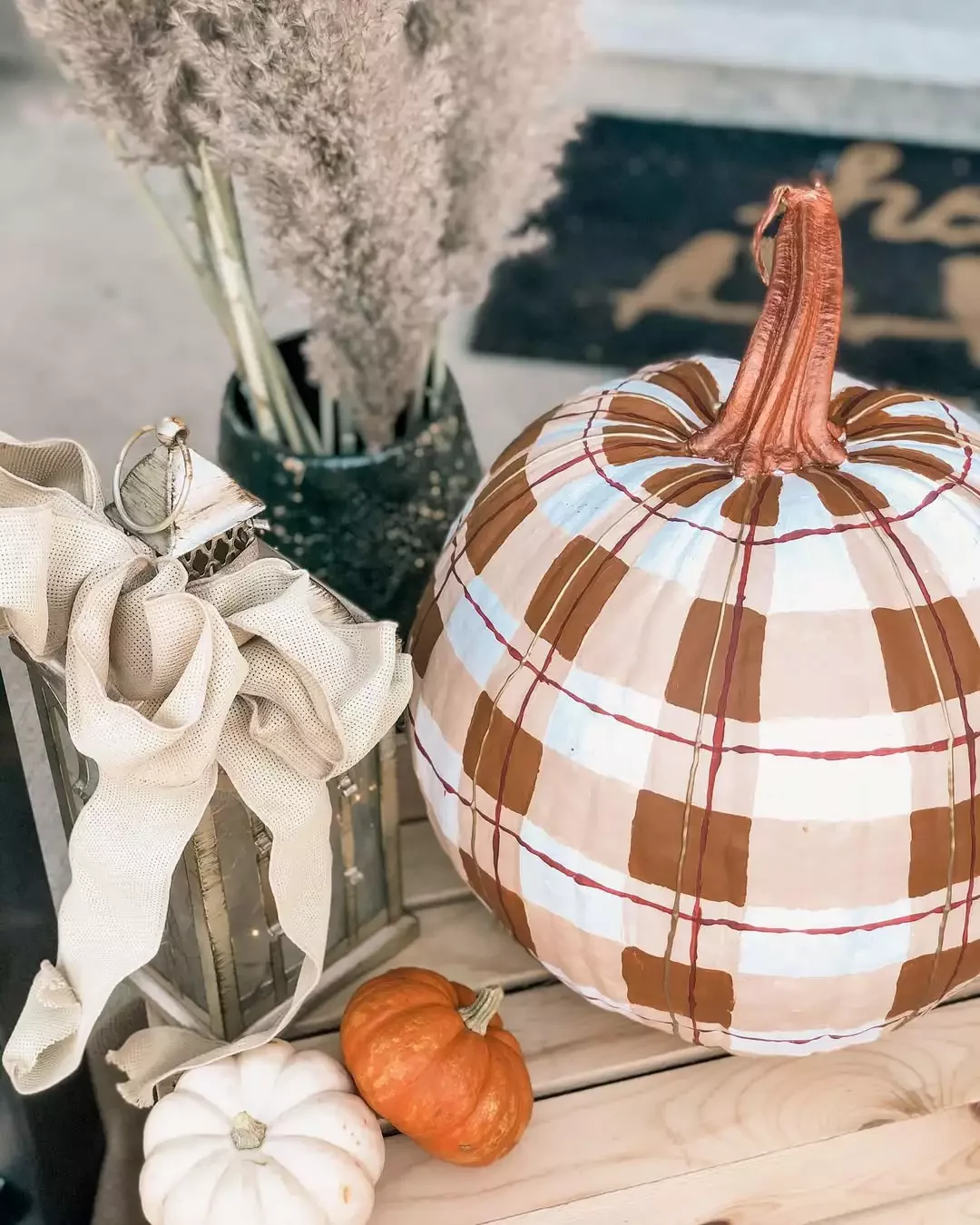 Plaid Pumpkins