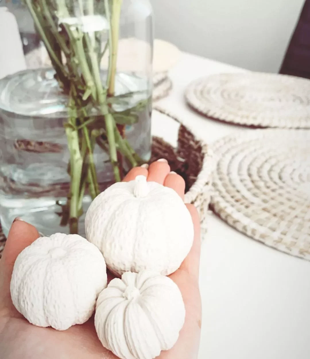 Plaster of Paris Pumpkins