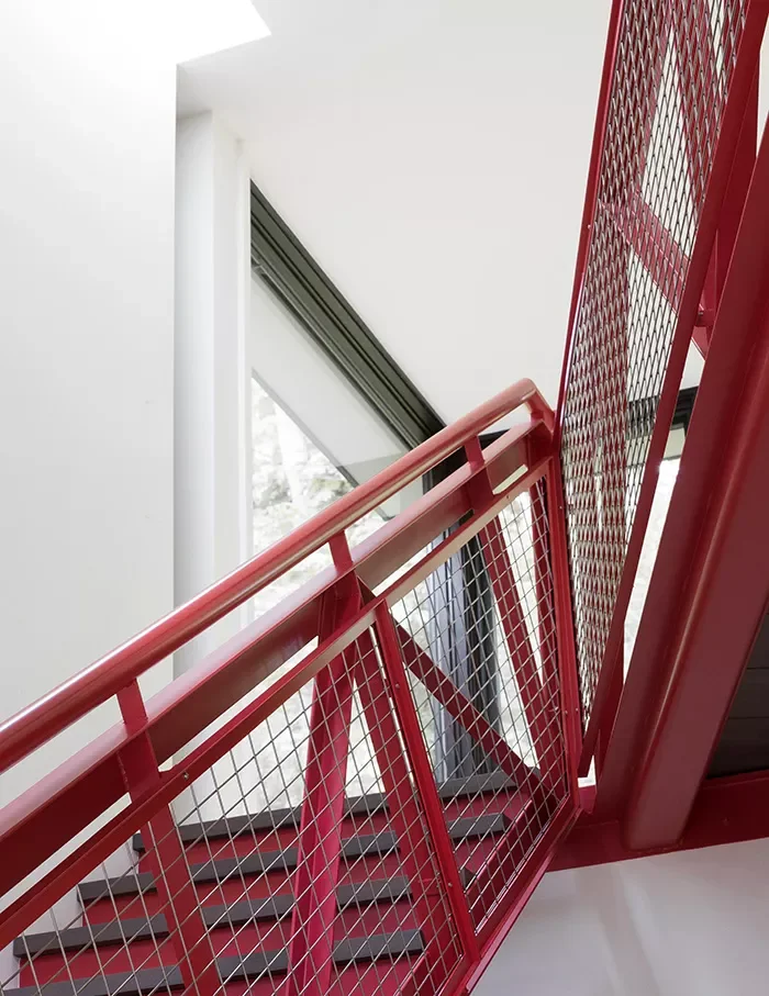 Powder-Coated Steel Railing