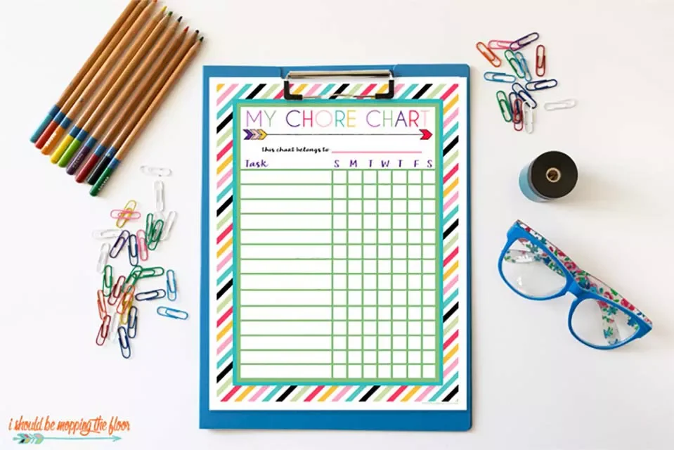 Printable Chore Charts for Kids