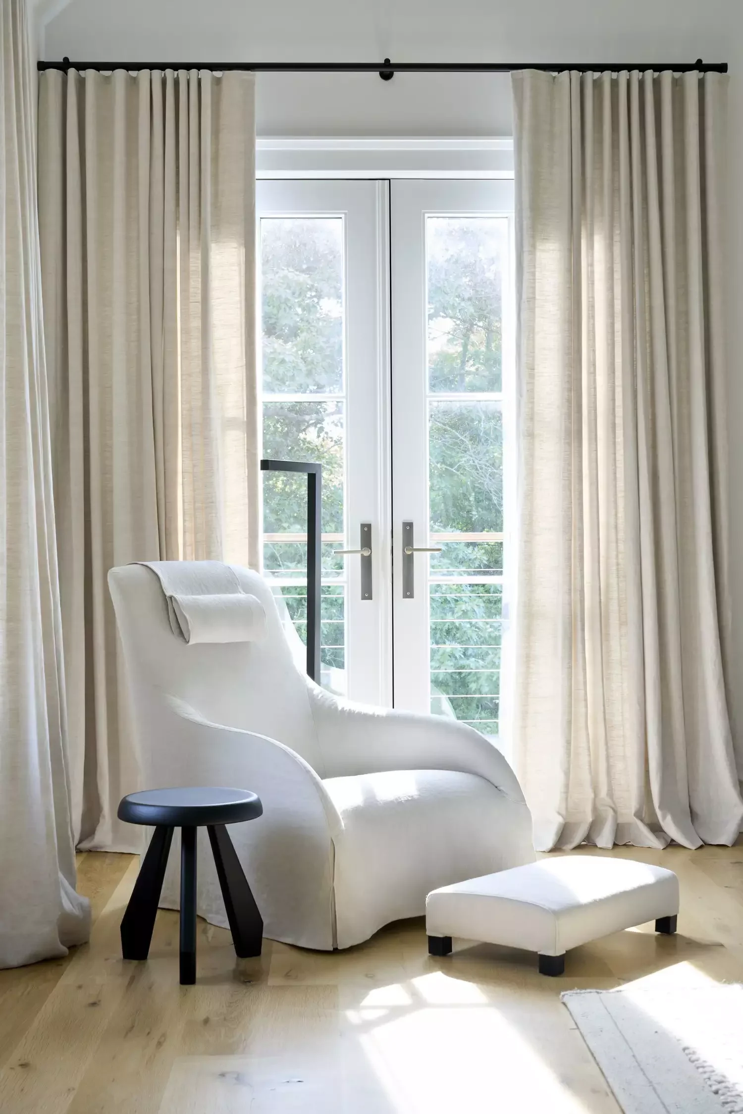 Puddled Curtains
