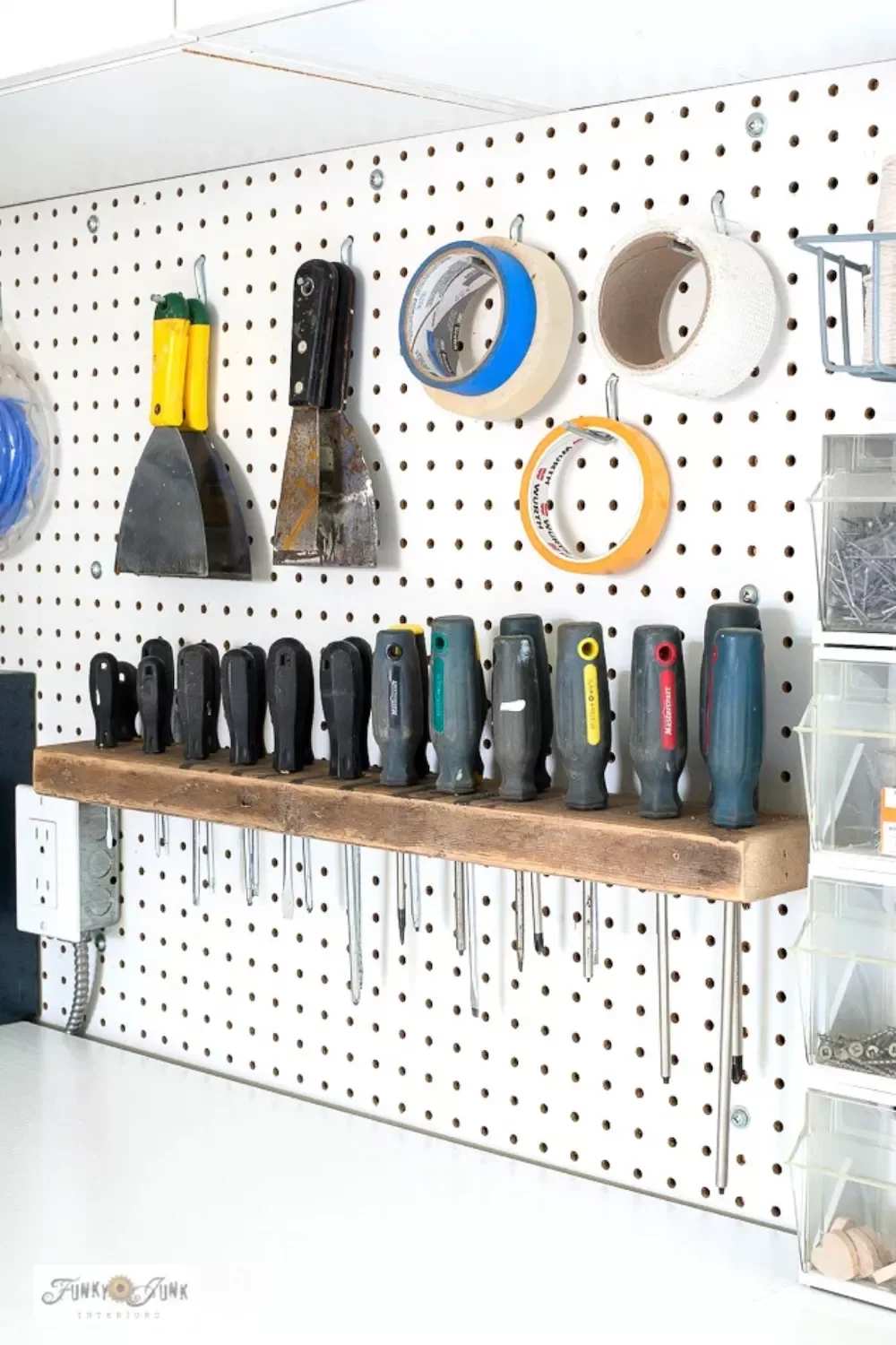 Reclaimed Wood Tool Rack