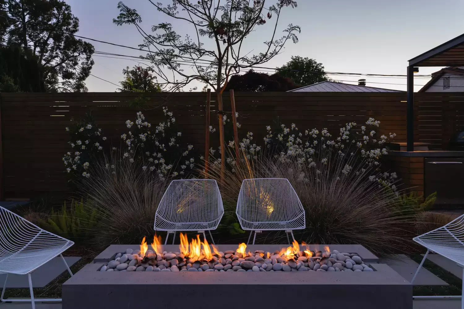 Rectangular Fire Pit Stones