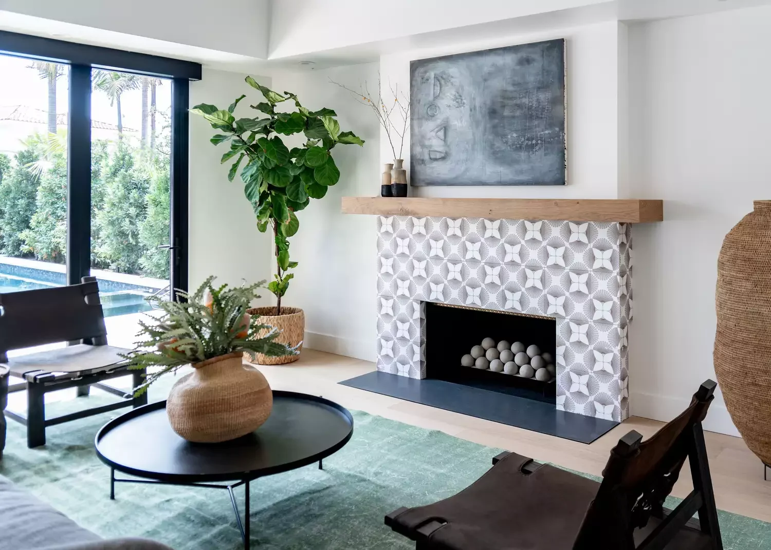 Retile the Fireplace