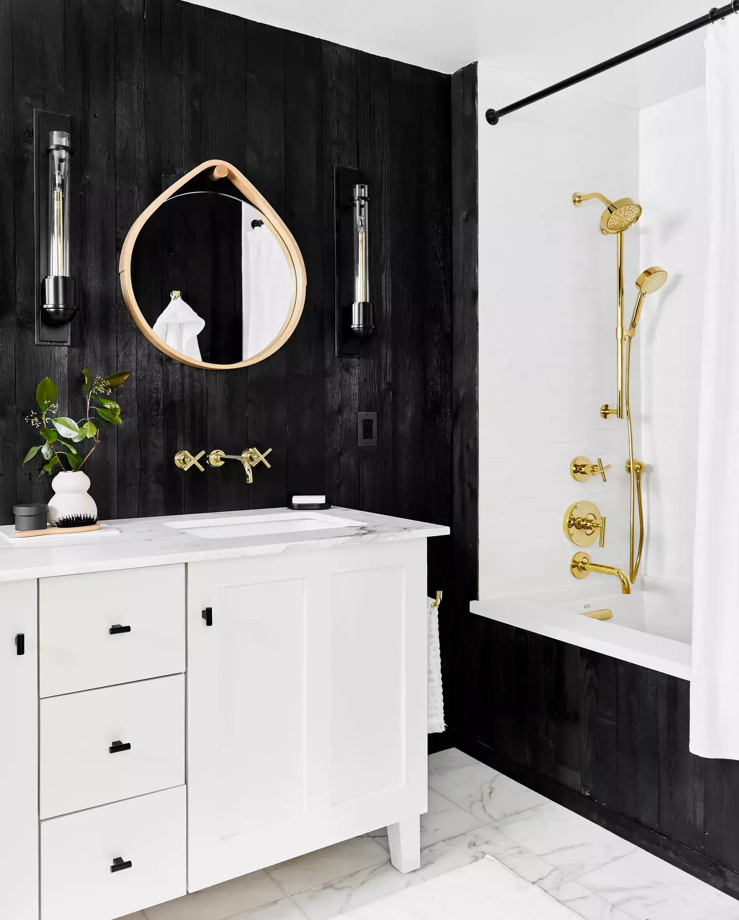 Retro Corner Shower