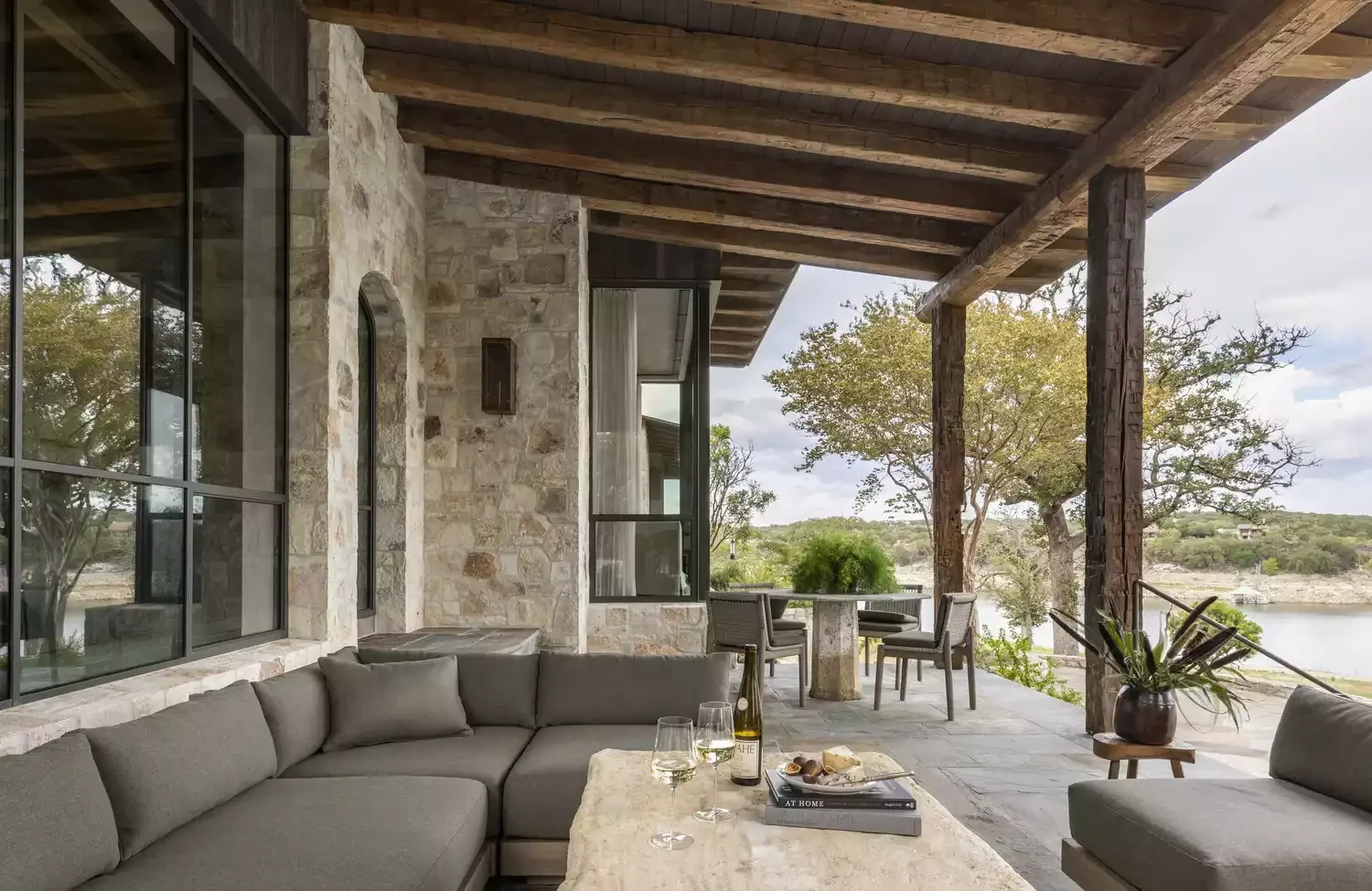Rustic Covered Porch