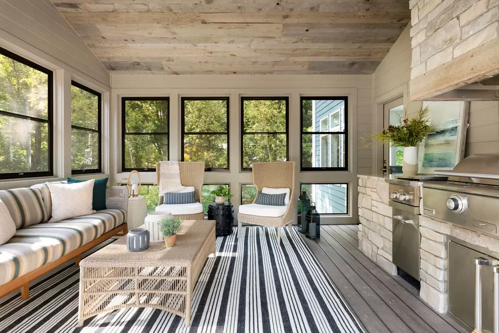 Screen Porch Kitchen