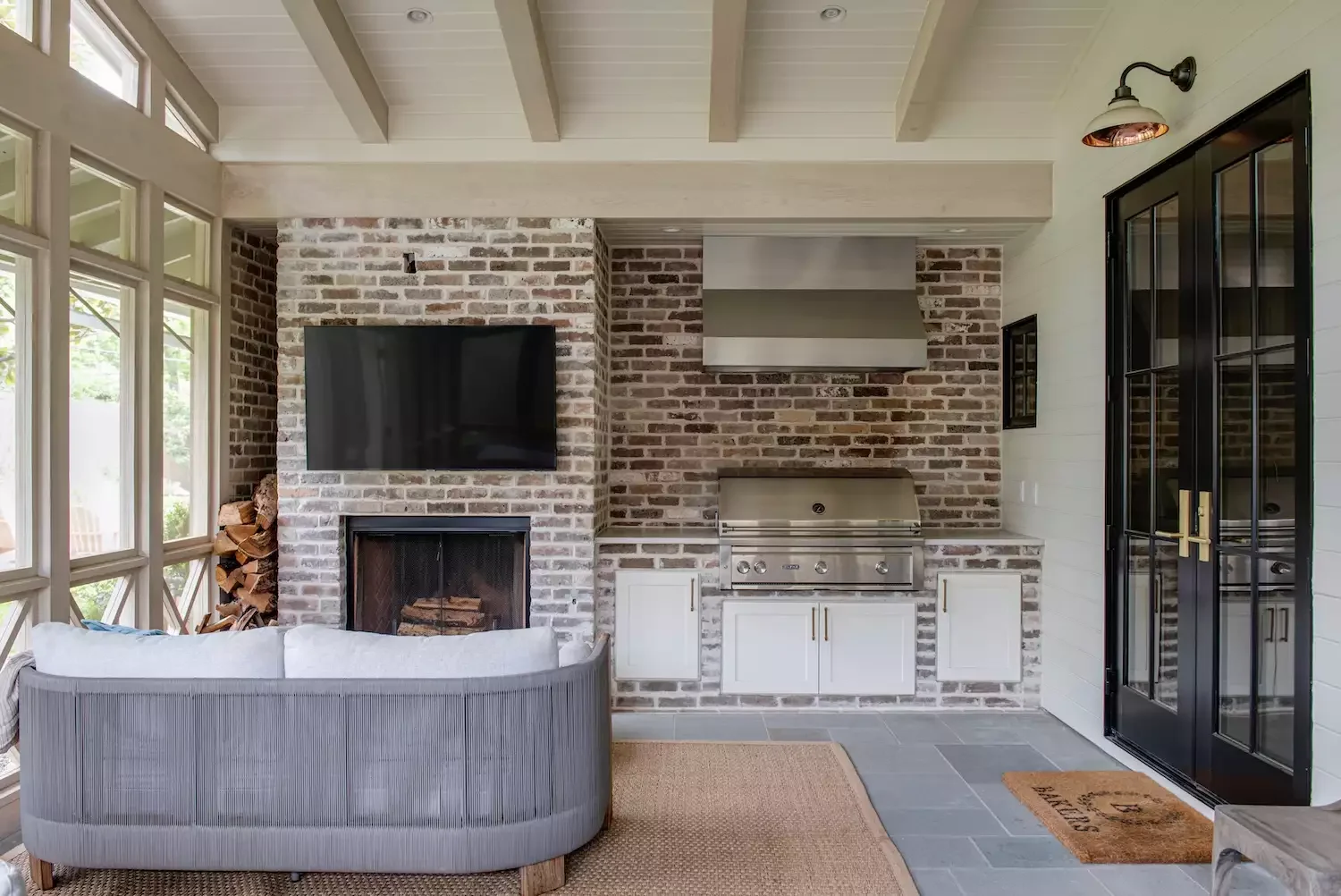 Screened-In Porch Kitchen