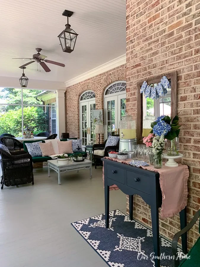 Set Up a Porch Bar