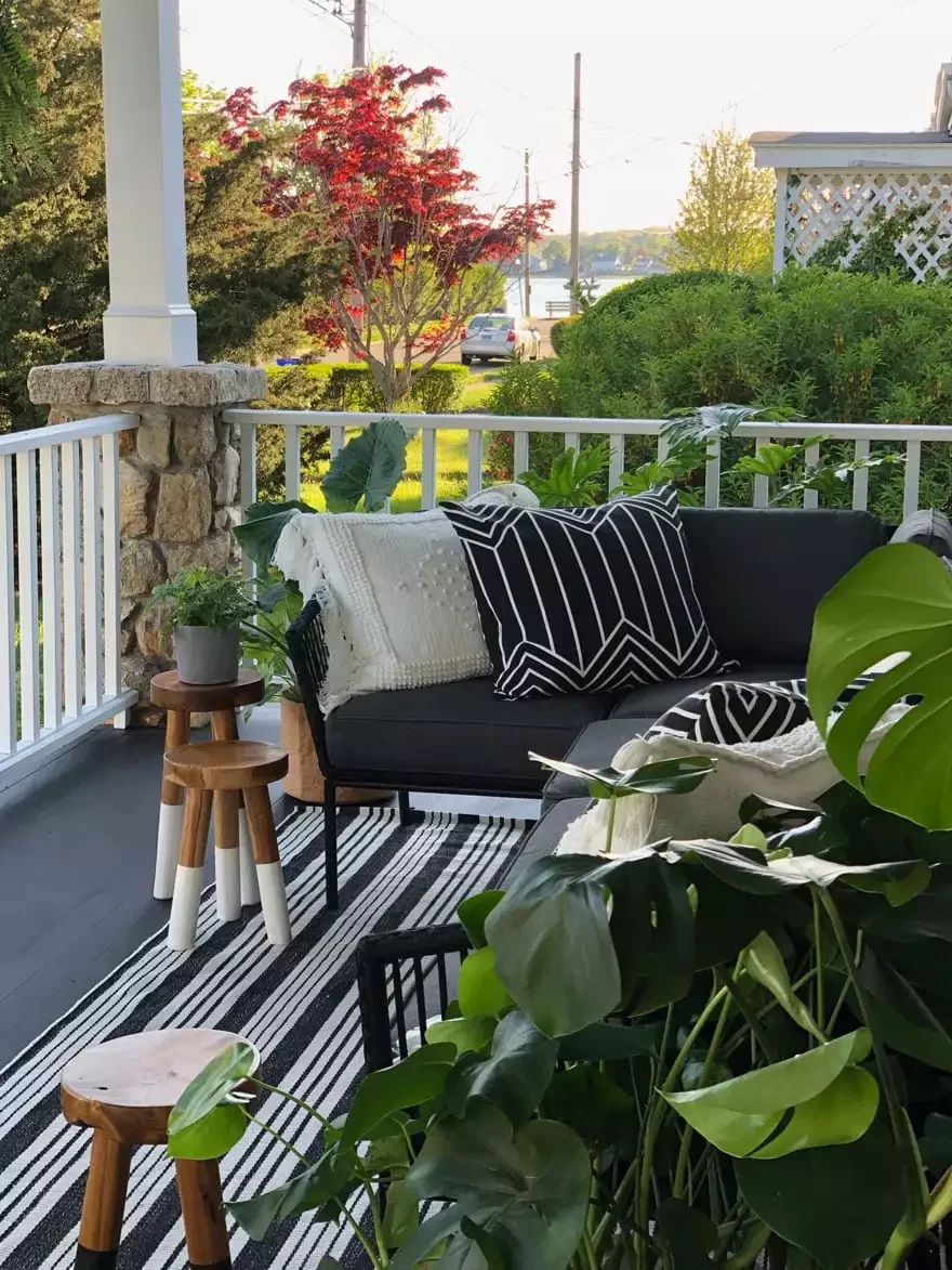 Set Up an Outdoor Sofa