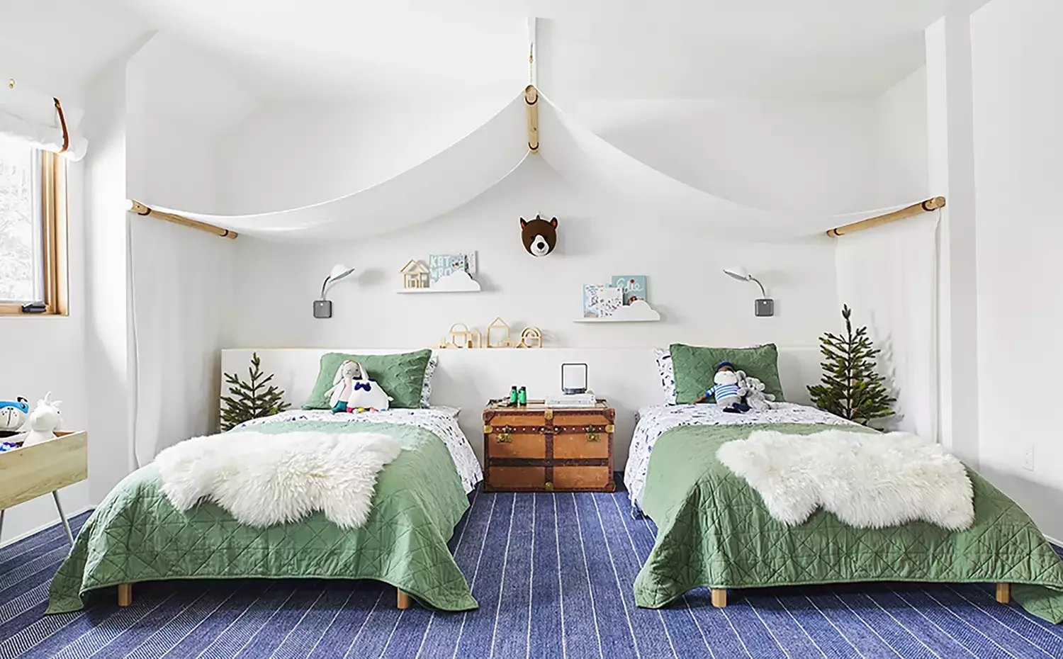 Shared Canopy Beds