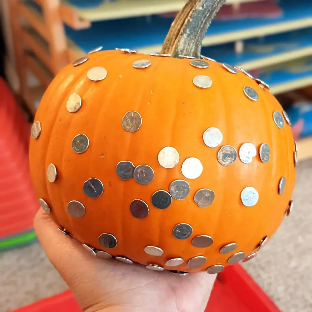 Shiny Nail Pumpkin