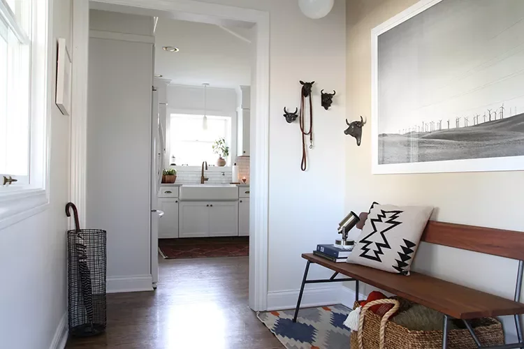 Simple, Clean, and Rustic Entryway
