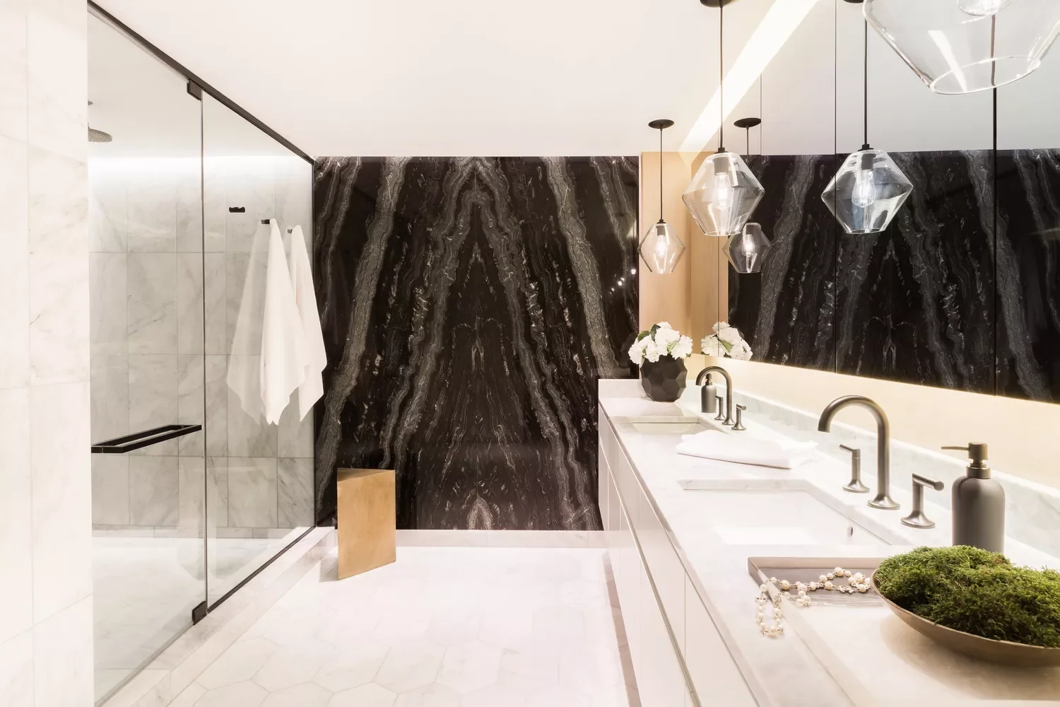 Slab Tile Shower Walls