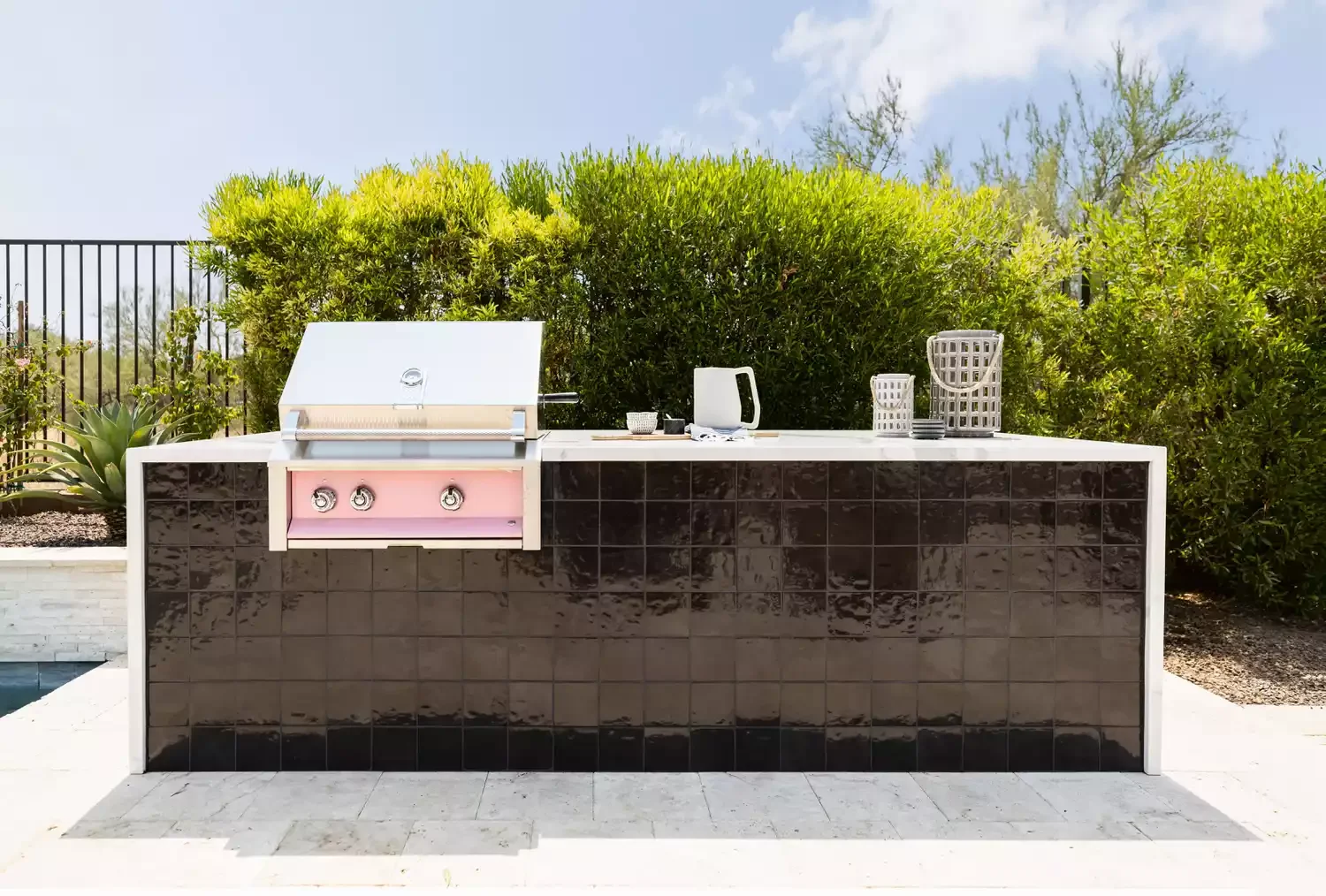 Small Outdoor Grilling Station
